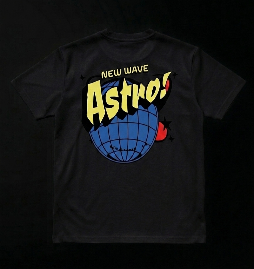 Baggy Astro Tee - Black Back